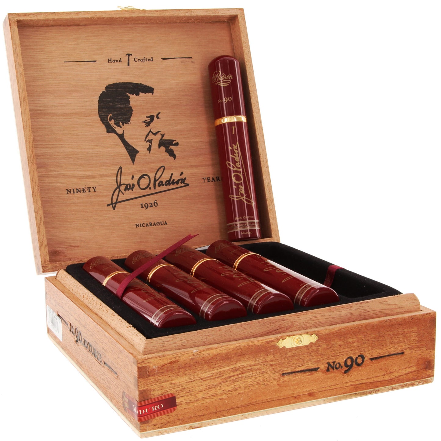Padron 1926 Series Cigars - No. 90 Tubo - 5.5x52 - Maduro