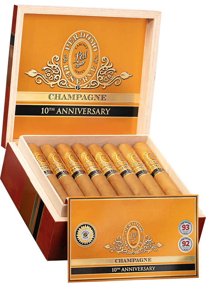 Perdomo 10th Anniversary Champagne Cigars - Epicure-6x54