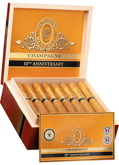 Perdomo 10th Anniversary Champagne Cigars - Epicure-6x54