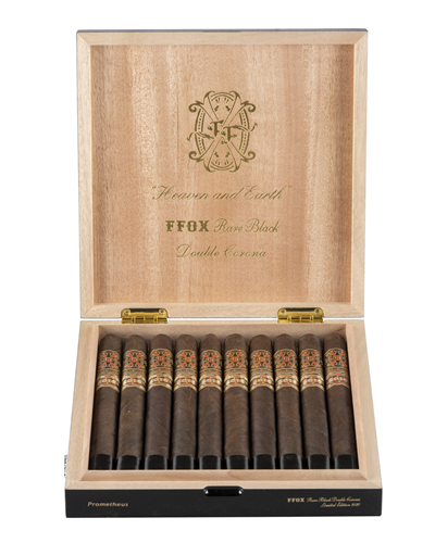 OPUS X HEAVEN AND EARTH CIGARS - RARE BLACK Double Corona, Pack/5