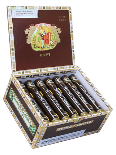 Romeo Y Julieta Reserve Cigars - Titan Tubo - 54x6
