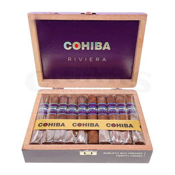Cohiba Riviera Cigars - Robusto Box-pressed - 5 X 52