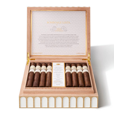 Romeo Y Julieta 150th Anniversary Balconet - Toro - 6 X 54