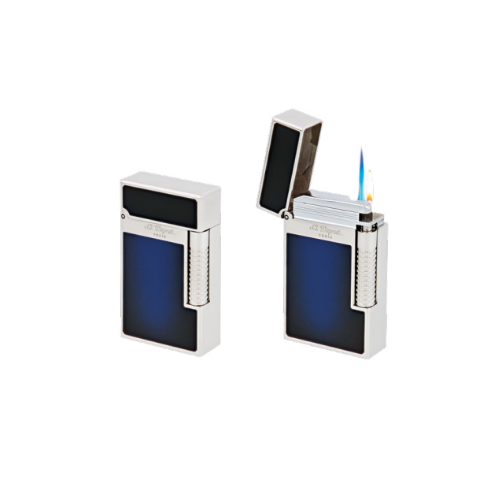 S.T. DUPONT LE GRAND CLING LIGHTERS - Blue Palladium