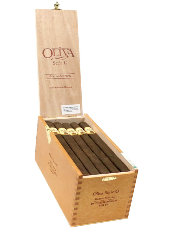 Oliva Serie G Maduro Cigars - Presidente-8x52