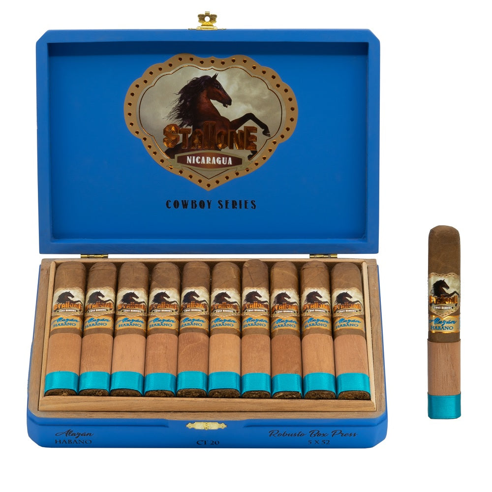 Stallone Alazan Habano Cigars - Robusto-5x52