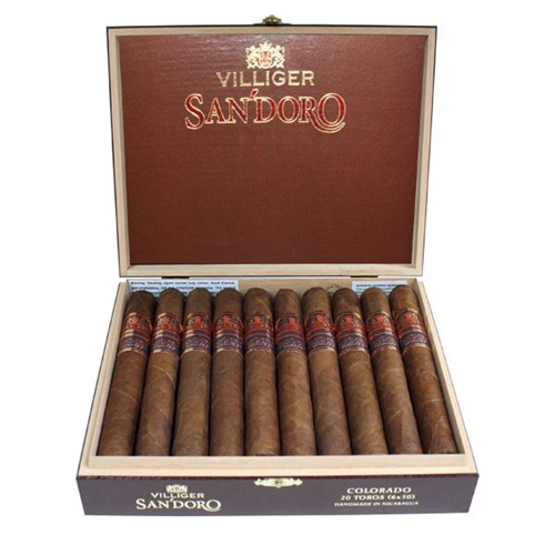 Villiger San’doro Colorado Cigars - Toro - 6x50
