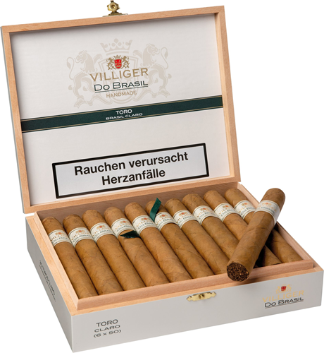 Villiger Do Brasil Cigars - Claro Toro - 6x50