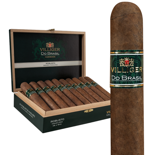 Villiger Do Brasil Cigars - Maduro Robusto - 5x50