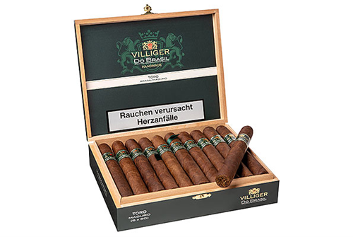 Villiger Do Brasil Cigars - Maduro Toro - 6x50