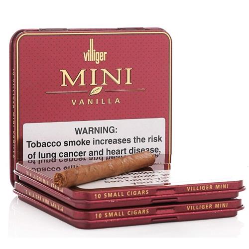 Villiger Mini Classic Cigars - Vanilla - 2 7/8 X 21