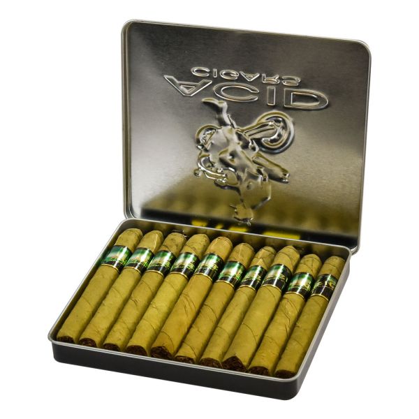 Acid Krush Cigarillos Classic Candela Green Tin