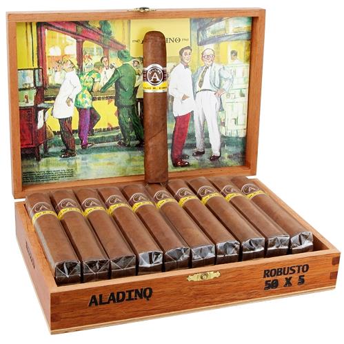 Aladino Corojo Cigars - Robusto - 50x5 - cigar13
