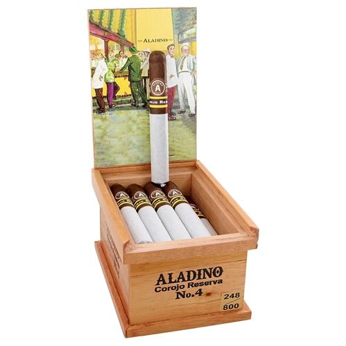 Aladino Corojo Reserva Cigars - No.4 Corona - 44x5 - cigar13