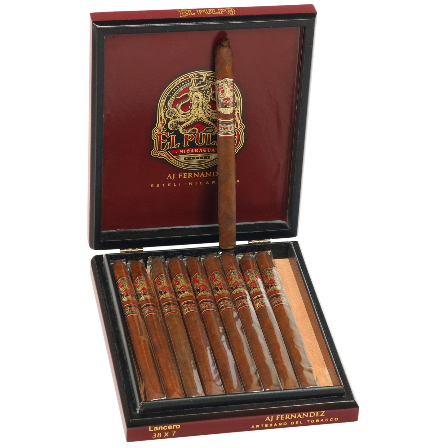 Artesano del Tobacco El Pulpo by Artesano del Tobacco The Eel 7" x 38 - cigar13