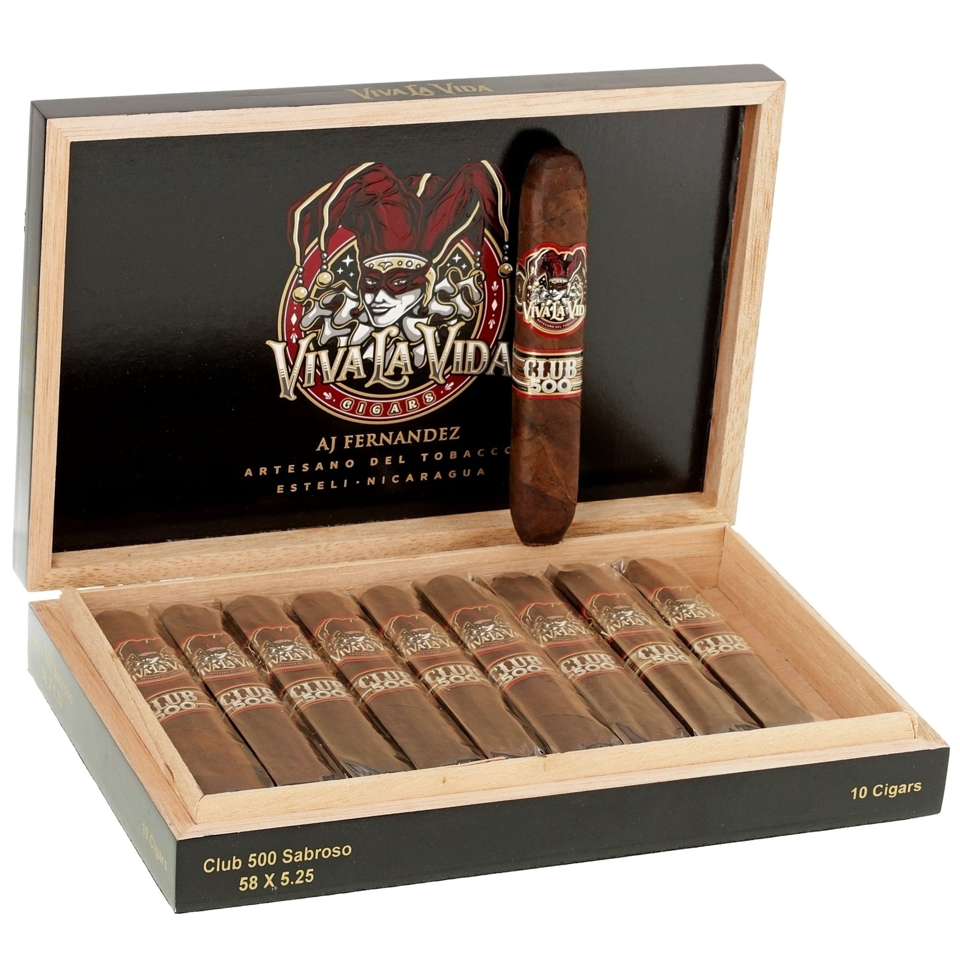 Artesano del Tobacco Viva La Vida 5th Anniversary Club 500 Sabroso 5 1/4" x 56 - cigar13