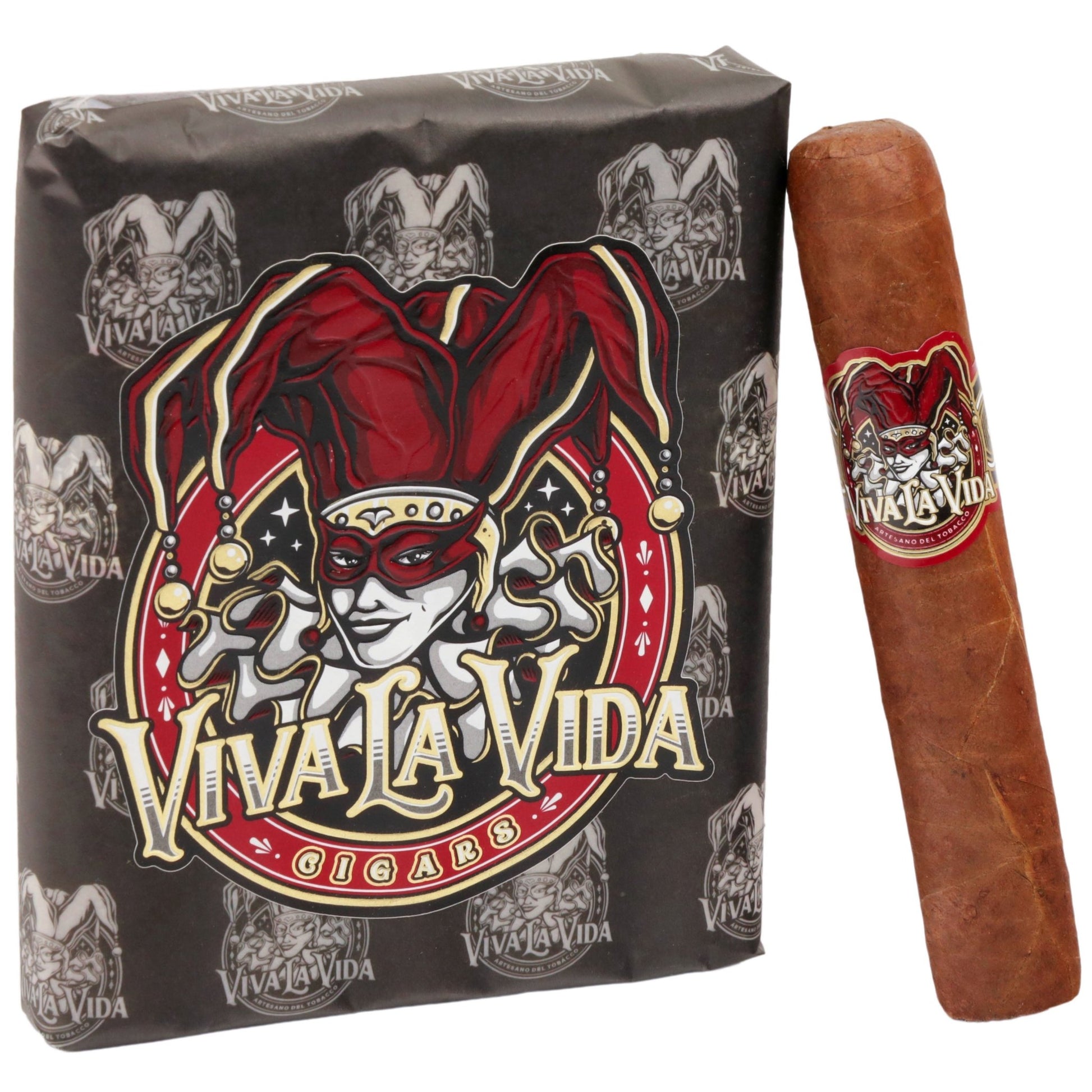 Artesano del Tobacco Viva La Vida 5th Anniversary Jester Belicoso 5 1/2" x 56 - cigar13