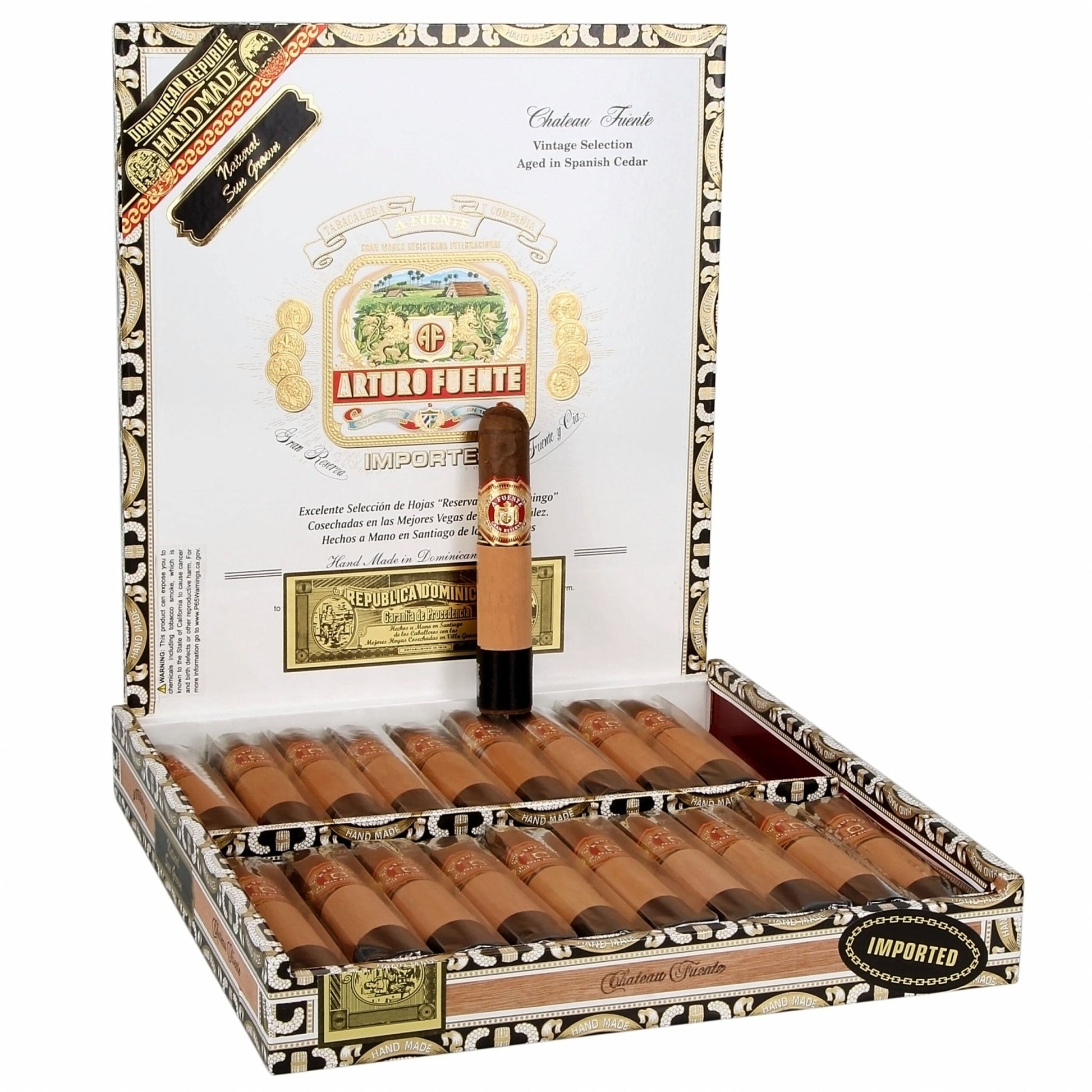 Arturo Fuente Chateau Fuente Cigars - Sungrown - 4.5x50 - cigar13