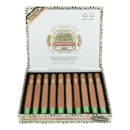 Arturo Fuente Chateau Royal Salute Cigars - Natural - 7 5/8 X 54 - cigar13
