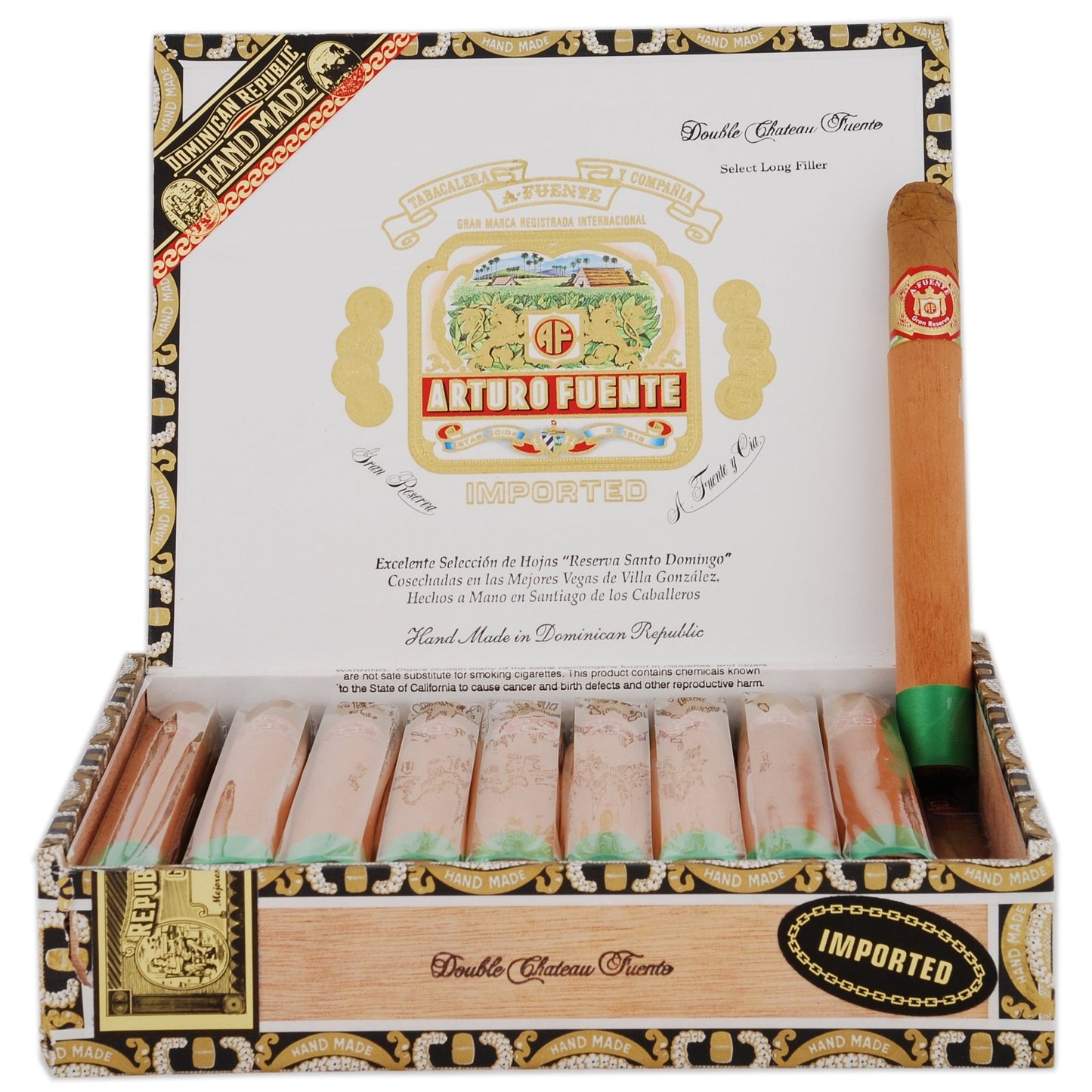 Arturo Fuente Double Chateau Cigars - Natural - 6.75x50 - cigar13