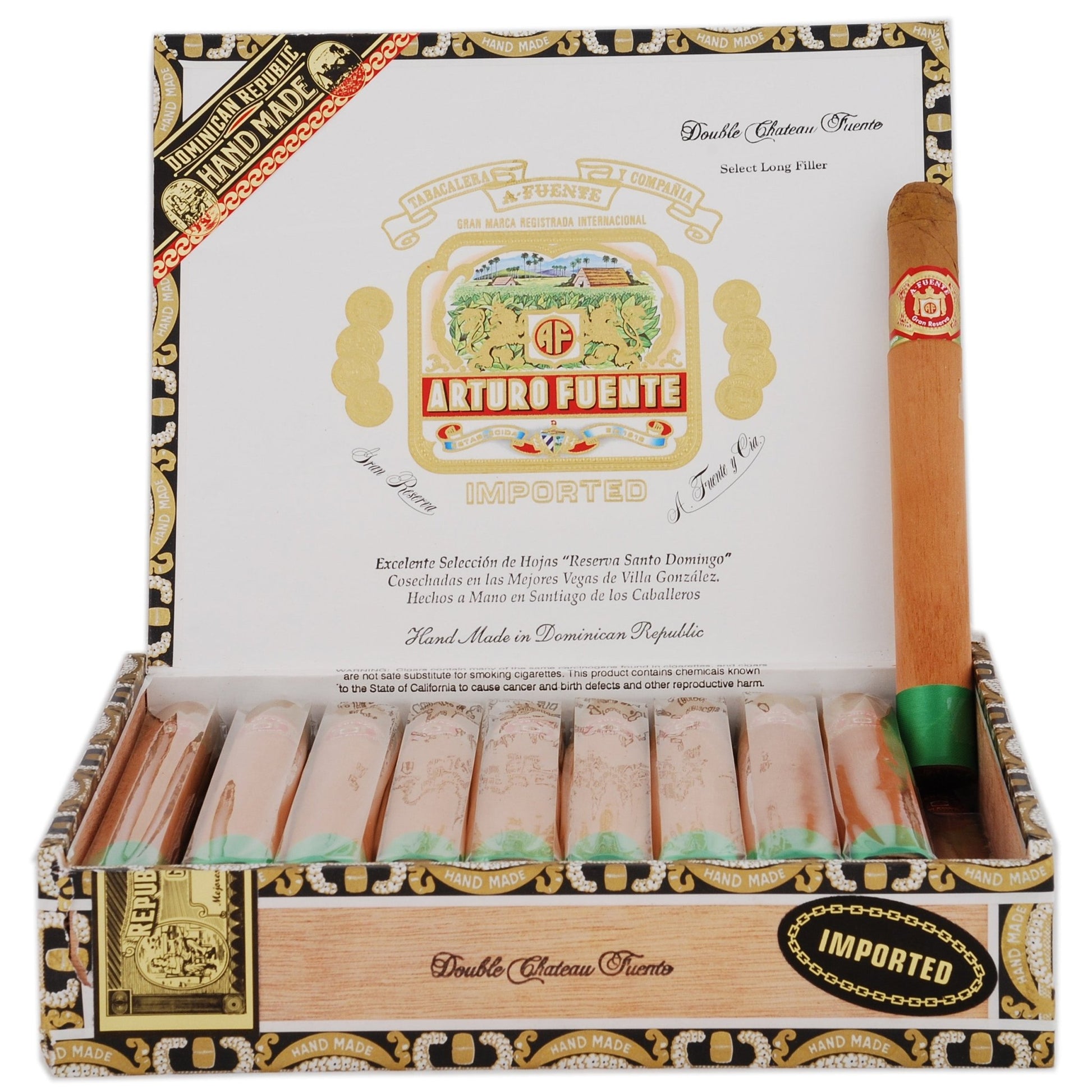 Arturo Fuente Double Chateau Cigars - Natural - 6.75x50 - cigar13