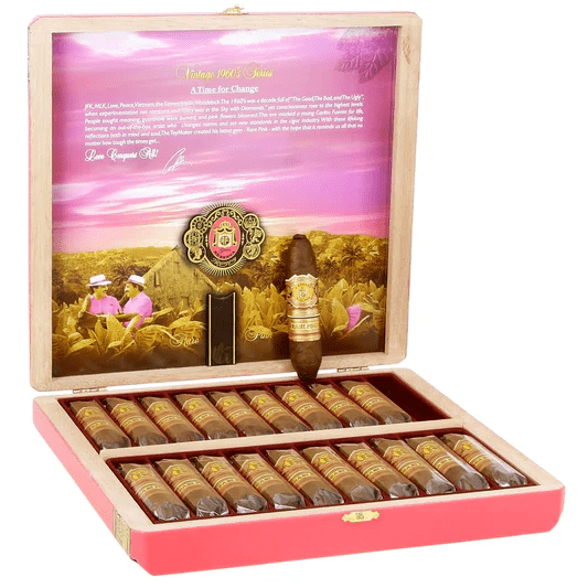 Arturo Fuente Rare Pink Cigars - Queen of Hearts - 4.125x60 - cigar13