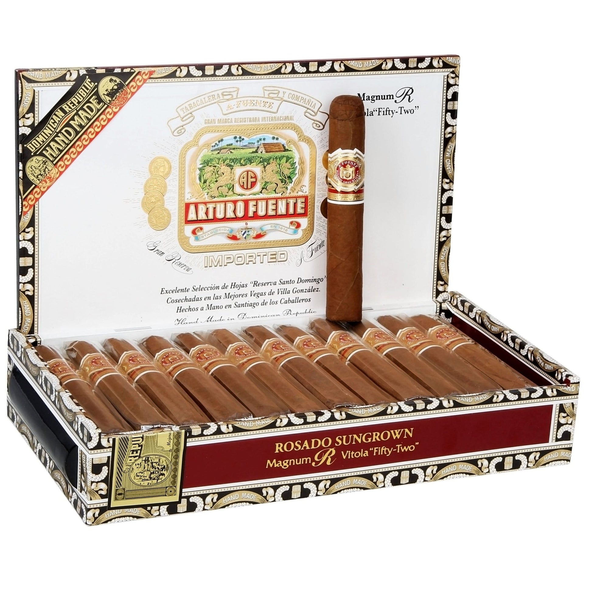 Arturo Fuente Rosado Sungrown Magnum Cigars - R52 - 5x52 - cigar13