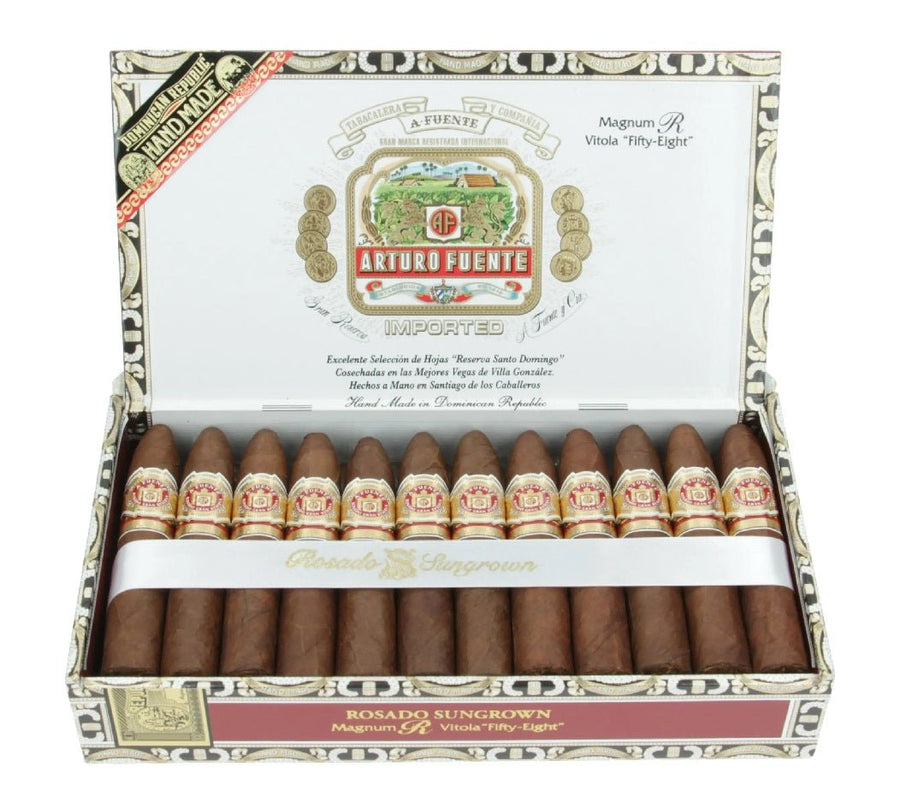 Arturo Fuente Rosado Sungrown Magnum Cigars - R58 - 5.25x58 - torpedo - cigar13