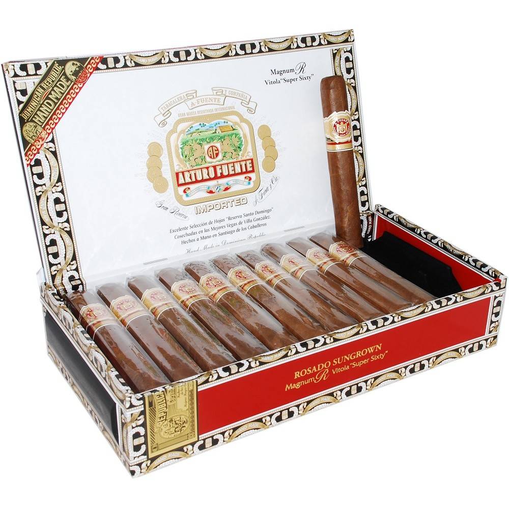 Arturo Fuente Rosado Sungrown Magnum Cigars - Super 60 - 6x60 - cigar13