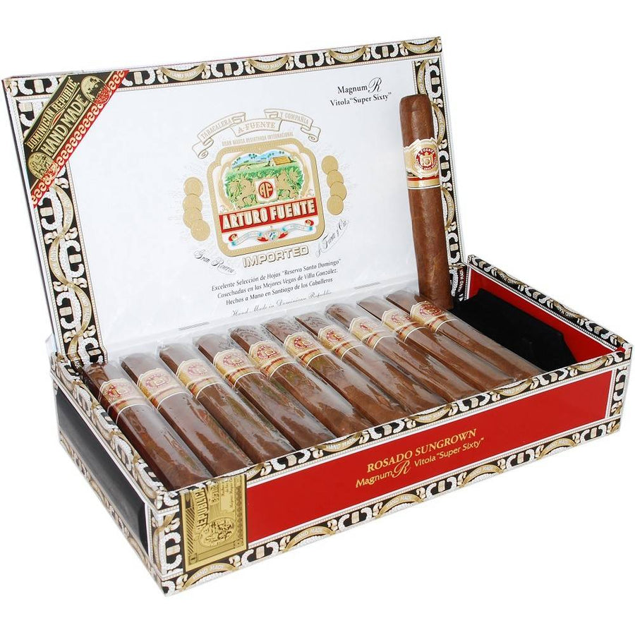 Arturo Fuente Rosado Sungrown Magnum Cigars - Super 60 - 6x60 - cigar13