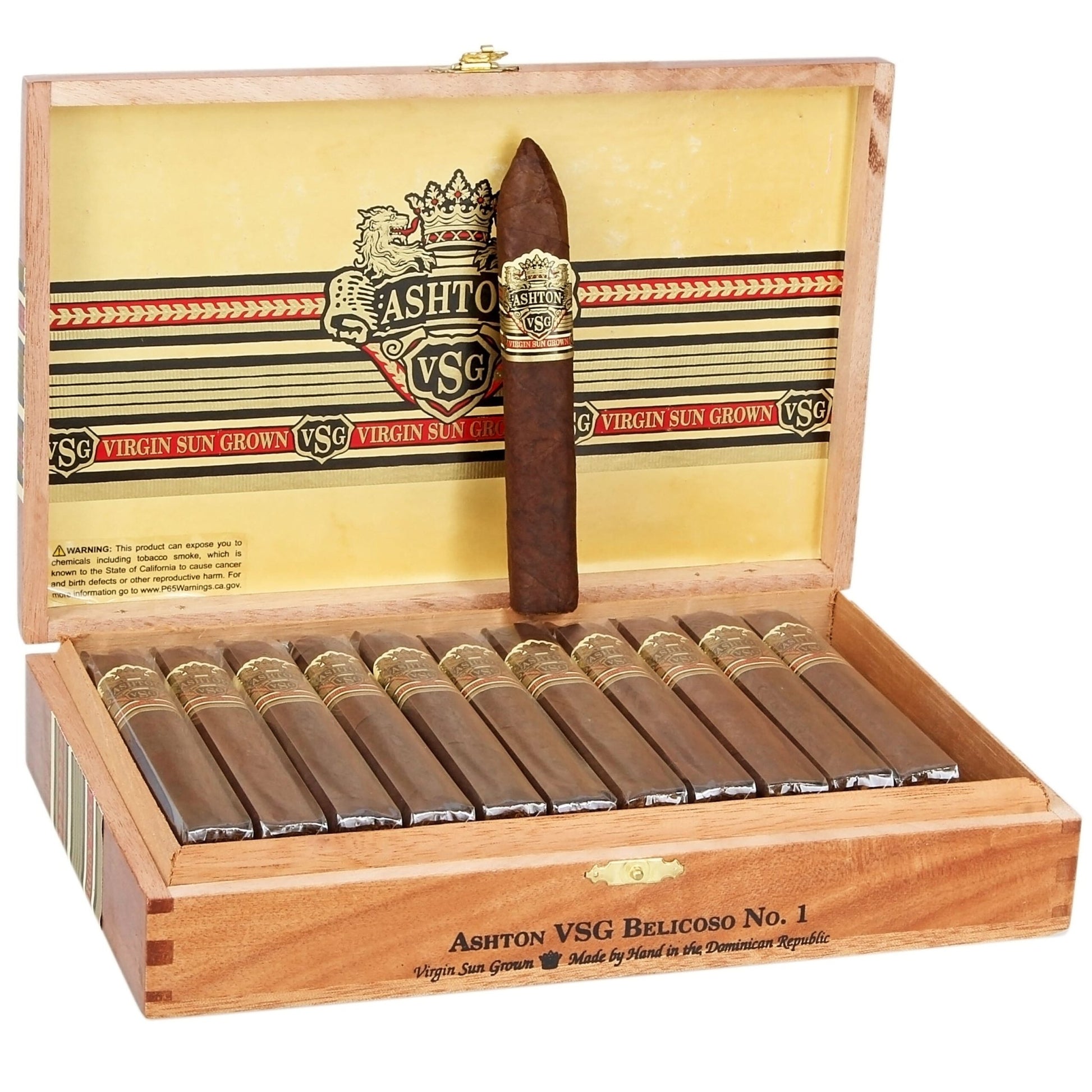 Ashton Vsg Cigars - Belicoso No.1 - 5.25x52 - cigar13
