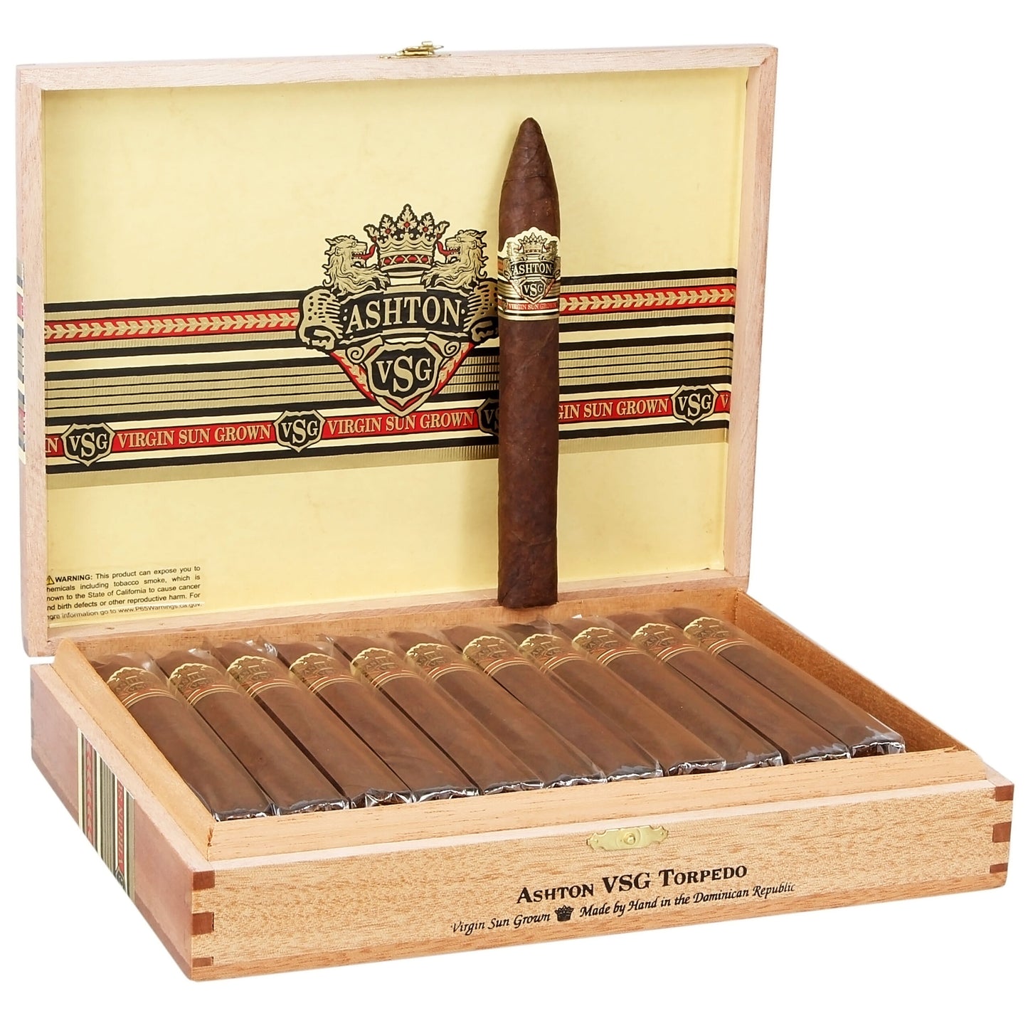 Ashton Vsg Cigars - Torpedo-6.5x55