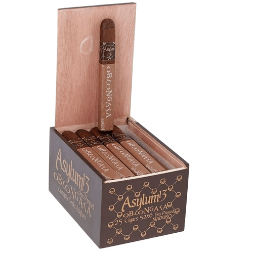 Asylum 13 Oblongata Maduro Cigars - 52x6 - cigar13