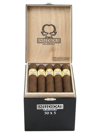 Asylum Insidious Maduro Cigars - Robusto - 5x50