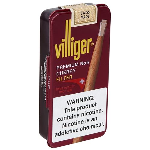 Villiger Premium No.6 Cigars - Cherry - 3 3/4 X 23
