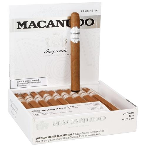 Macanudo Inspirado White Cigars - Toro-6 1/2x50