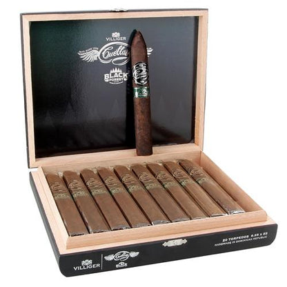 Villiger Cuellar Black Forest Cigars - Torpedo - 6.25 X 52