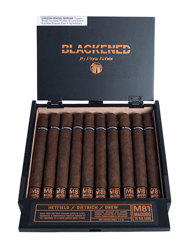 Blackened M81 Cigars - Corona Doble - 7x50