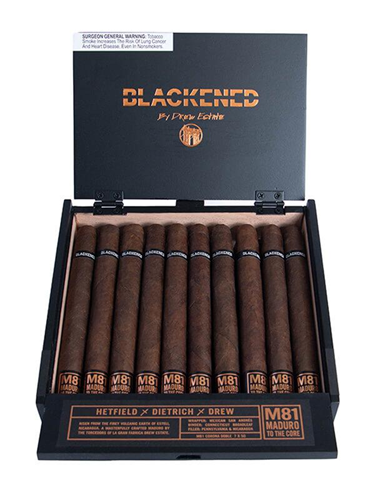 Blackened M81 Cigars - Corona Doble - 7x50