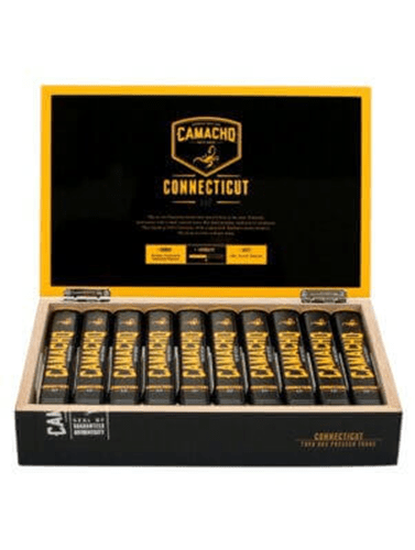 Camacho Connecticut Cigars - Toro Box Pressed Tube - 6x50