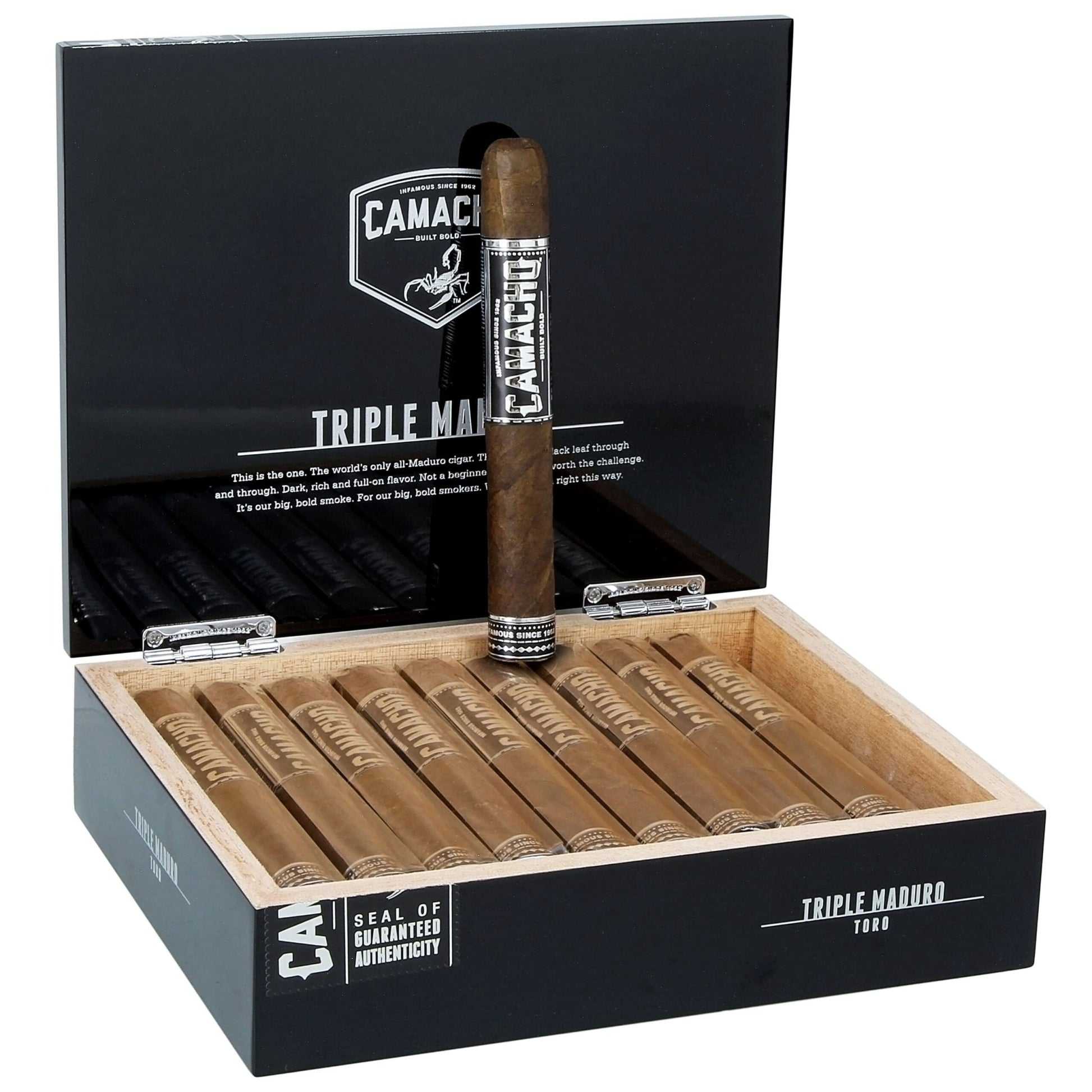 Camacho Triple Maduro Cigars - Toro - 6x50 - cigar13