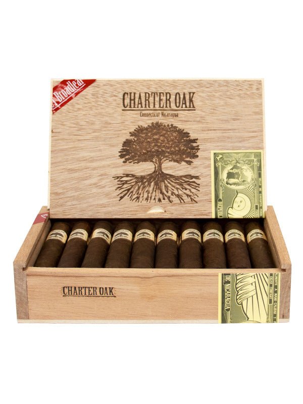 Charter Oak Connecticut Broadleaf Cigars - Rothschild - 4.25x50 - cigar13