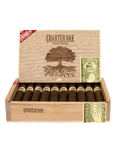 Charter Oak Connecticut Broadleaf Cigars - Rothschild-4.25x50