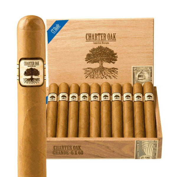 Charter Oak Connecticut Shade Cigars - Grande - 6x60 - cigar13