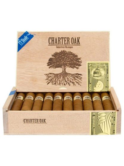 Charter Oak Connecticut Shade Cigars - Rothschild - 4.25x50 - cigar13