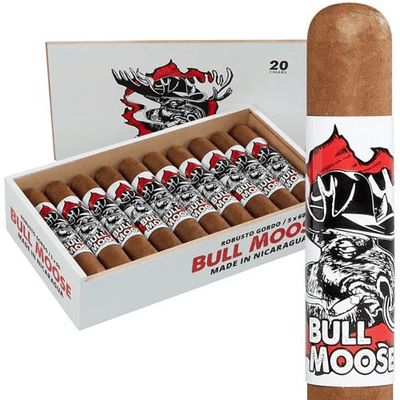 Chillin' Moose Bull Moose Cigars - Robusto Gordo - 5 X 60