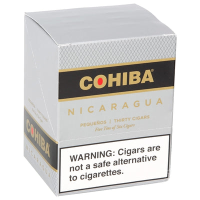 COHIBA NICARAGUA CIGARS - Pequeno - 4.1875 x 36, 5 Tins of 6