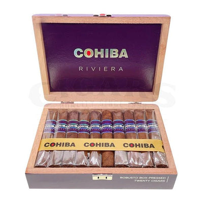 Cohiba Riviera Cigars - Robusto Box-pressed - 5 X 52