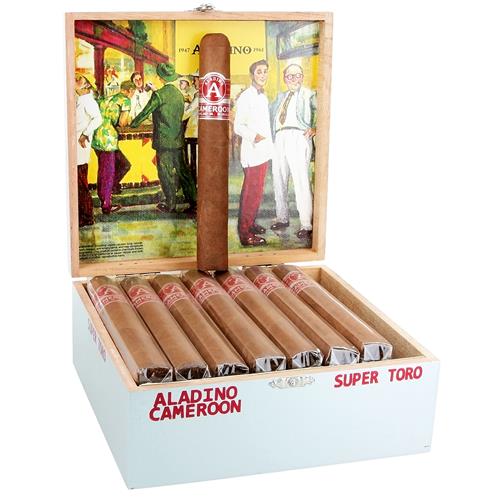 Aladino Cameroon Cigars - Super Toro - 52x6