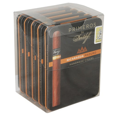 DAVIDOFF PRIMEROS NICARAGUA CIGARS - 5 Tins/Pack, Maduro